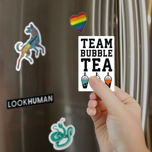 Team Bubble Tea Magnet