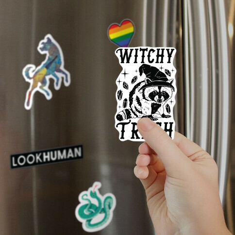 Witchy Trash Magnet