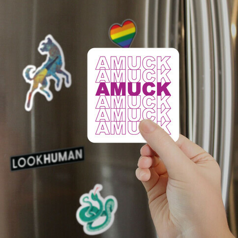 Amuck Amuck Amuck Thank You Hocus Pocus Parody Magnet