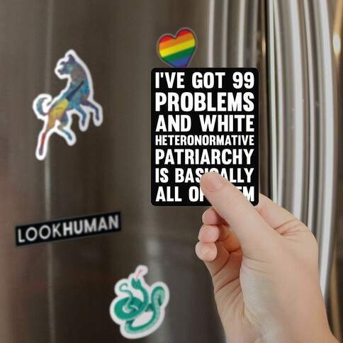 I've Got 99 Problems And White Heteronormative Patriarchy Is Basically All Of Them Magnet