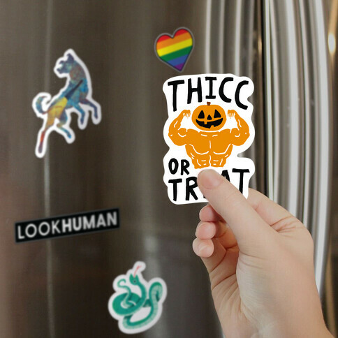 Thicc Or Treat Halloween Magnet