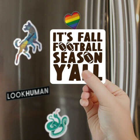 It's Fall Football Season Y'all Magnet