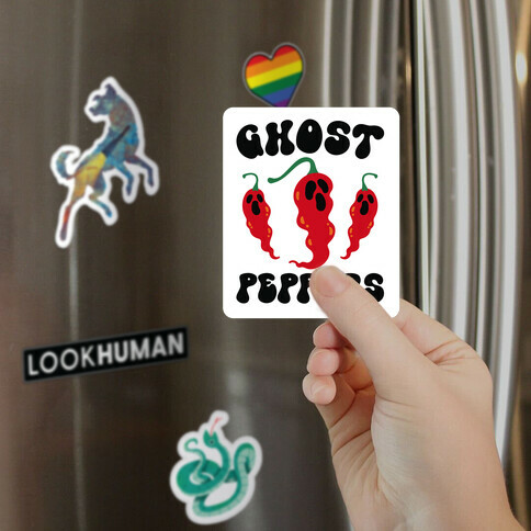 Ghost Peppers Magnet