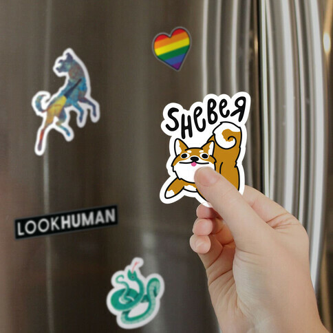 Sheber Derpy Shiba Magnet