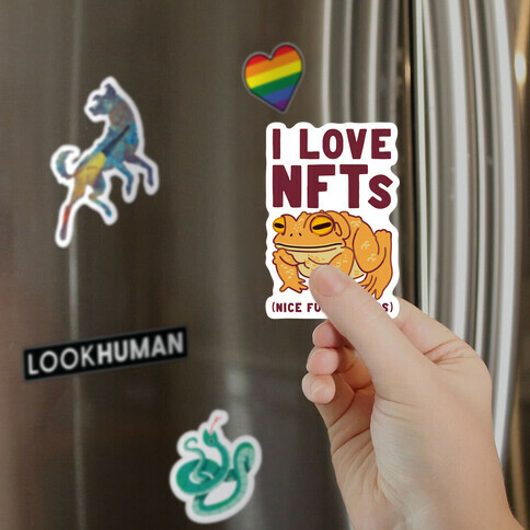 I Love NFTs (Nice F***in Toads) Magnet