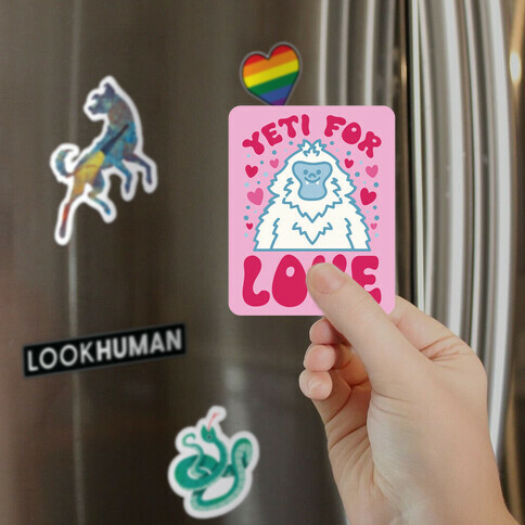 Yeti for Love Magnet