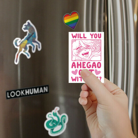 Will You Ahegao Out With Me Magnet