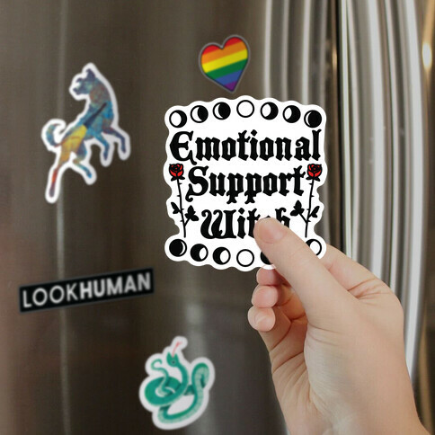 Emotional Support Witch Magnet