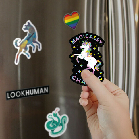 Magically Chaotic Unicorn Magnet