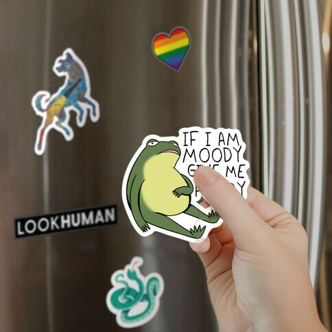 If I'm Moody Give Me Foody Magnet