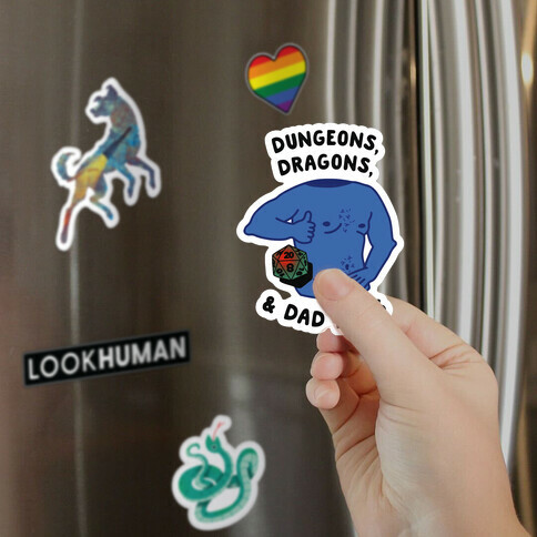 Dungeons, Dragons, & Dad Bods Magnet