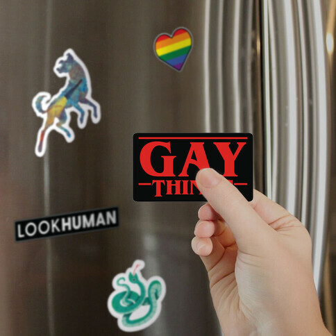 Gay Things (Solid Font) Magnet