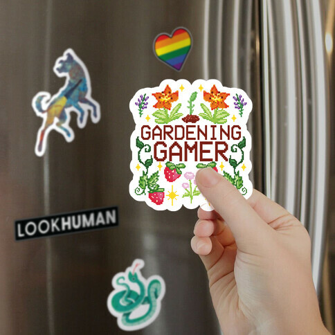 Gardening Gamer Magnet