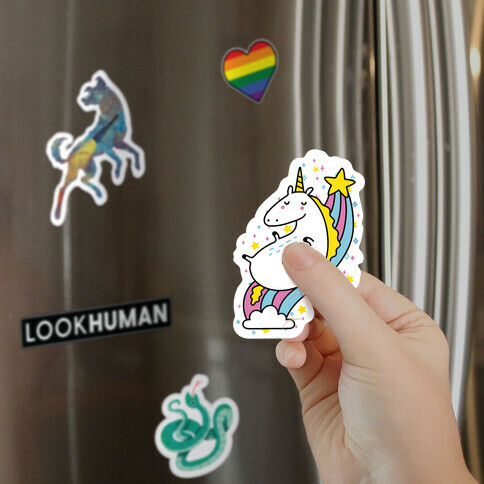 Unicorn On Rainbow Magnet