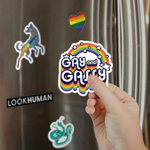 Gay and Gassy Rainbow Magnet