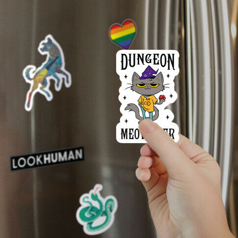 Dungeon Meowster Magnet