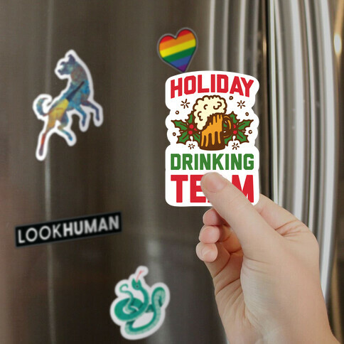 Holiday Drinking Team Magnet