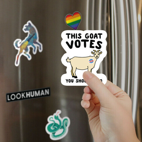 This Goat Votes Magnet