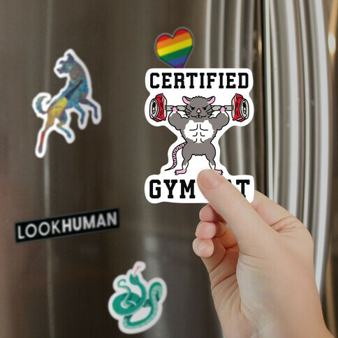 Certified Gym Rat Magnet