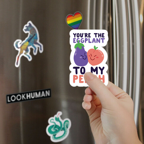 You're the Eggplant to my Peach Greeting Cards | LookHUMAN