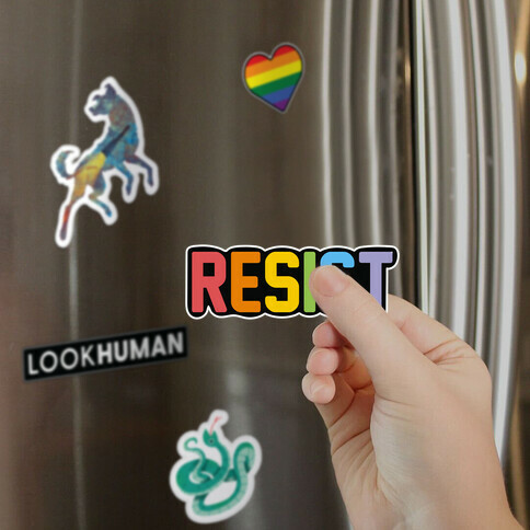 LGBTQ+ Resist Magnet