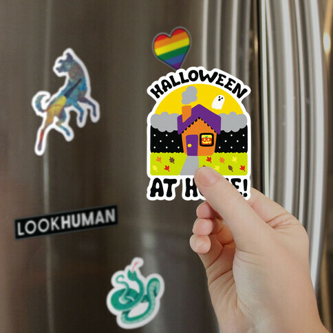 Halloween At Home  Magnet