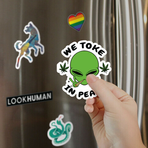 We Toke In Peace Magnet