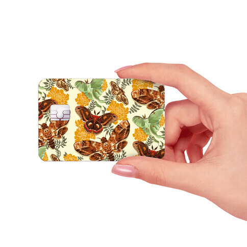 Moths & Marigolds Credit Card Skin