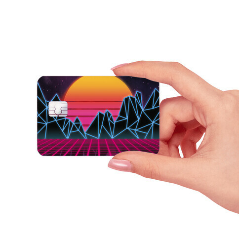 Synthwave Credit Card Skin