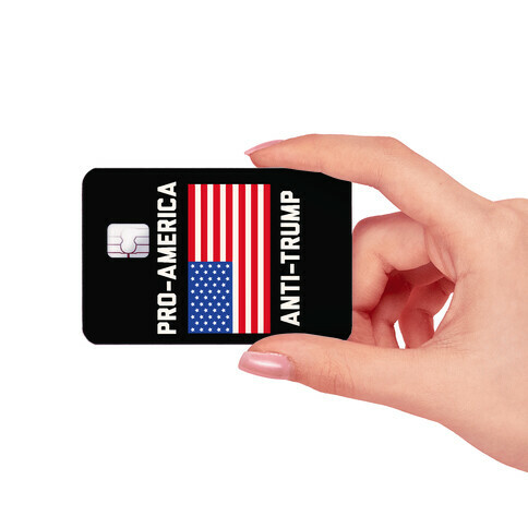 Pro-American Anti-Trump Credit Card Skin