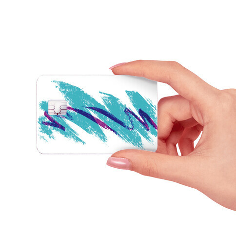 Jazz Wave Disposable Cup Credit Card Skin