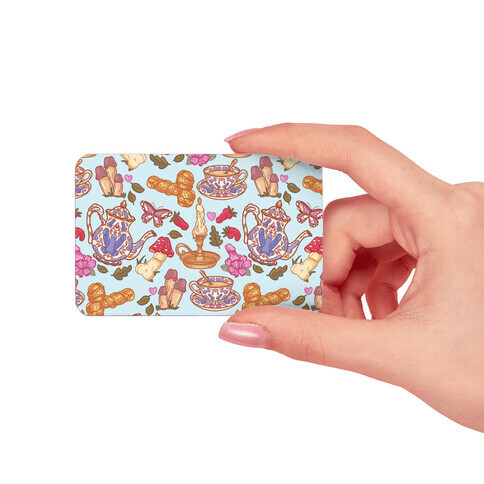 Cottagecore Peens Pattern Credit Card Skin