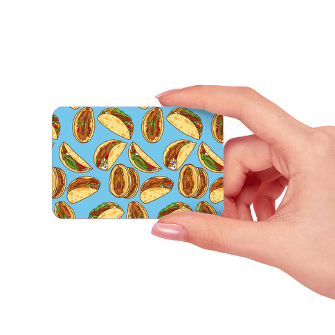 Taco Vulvas Pattern  Credit Card Skin