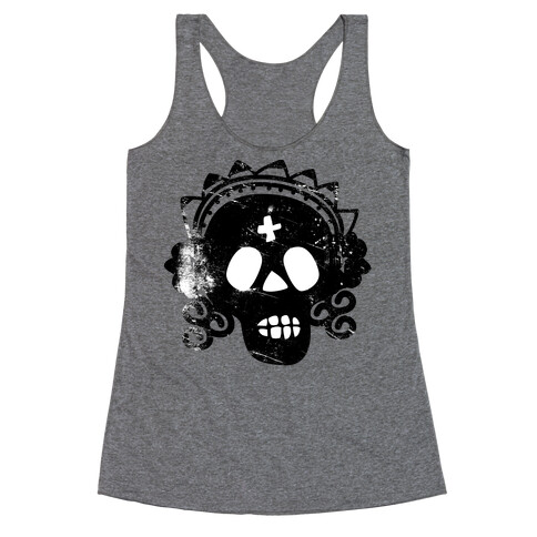 Sugar Skull Bride Racerback Tank Top