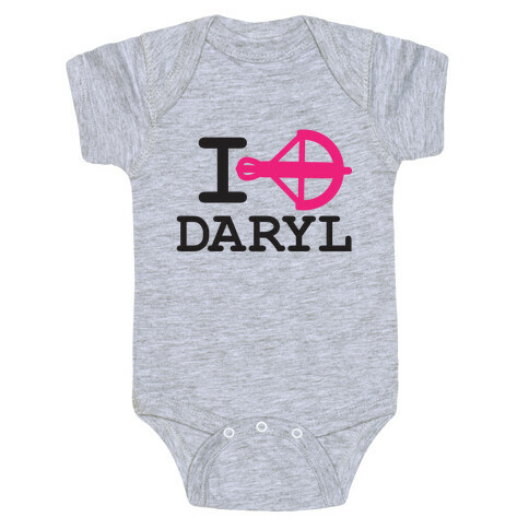 I heart Daryl (hoodie) Baby One-Piece