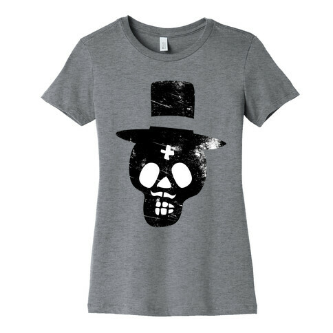 Sugar Skull Groom Womens T-Shirt