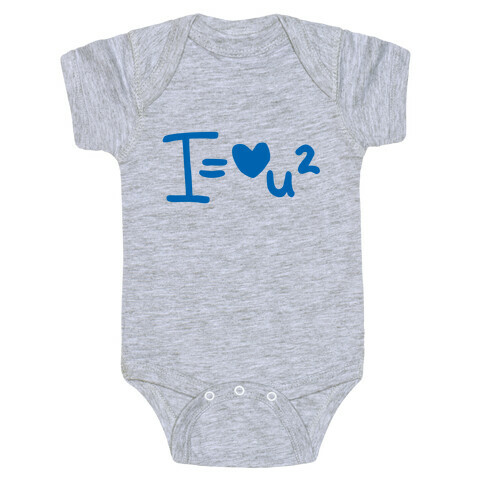 I Love You2 (Algebra Love) Baby One-Piece