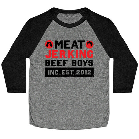 Meat Jerking Beef Boys Baseball Tee