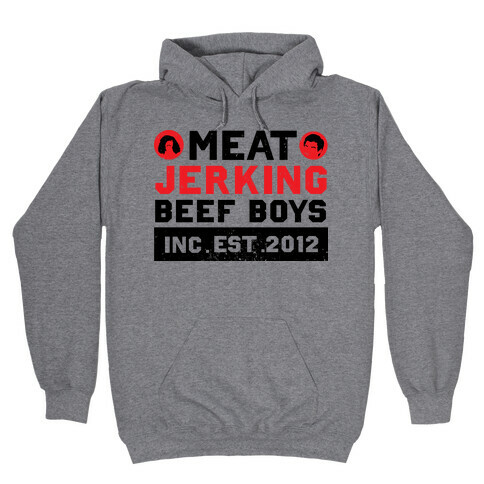 Meat Jerking Beef Boys Hooded Sweatshirt