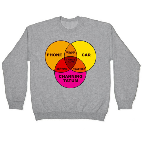 Channing Tatum Venn Diagram Pullover