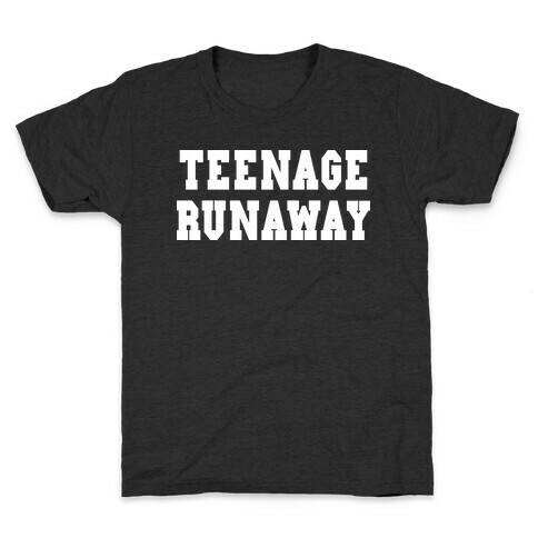 Teenage Runaway (Harry Shirt) Kids T-Shirt