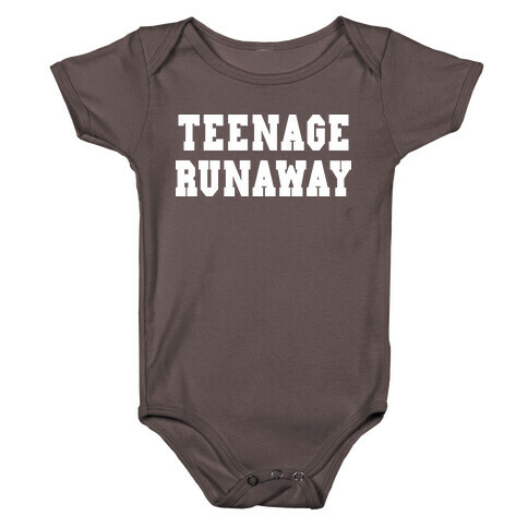 Teenage Runaway (Harry Shirt) Baby One-Piece