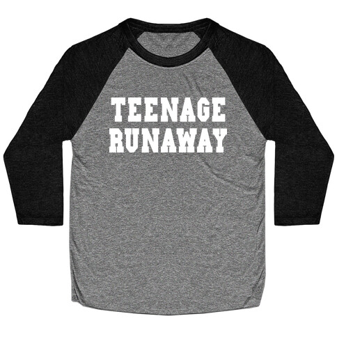 Teenage Runaway (Harry Shirt) Baseball Tee