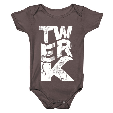 Twerk Wreck (black) Baby One-Piece