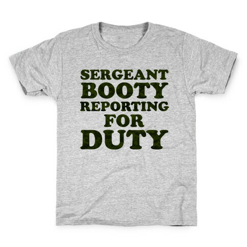 Sergeant Booty Kids T-Shirt