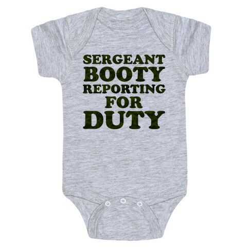 Sergeant Booty Baby One-Piece