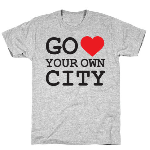 Go Heart Your Own City Tank T-Shirt