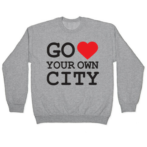 Go Heart Your Own City Tank Pullover