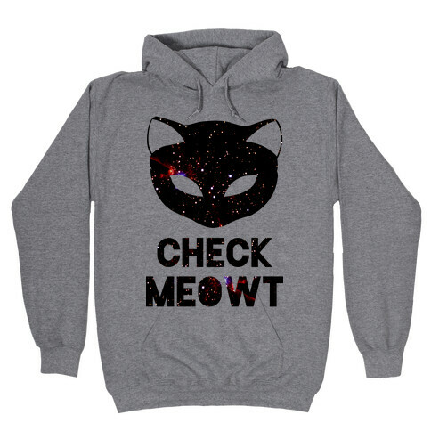 Check Meowt Galaxy Hooded Sweatshirt