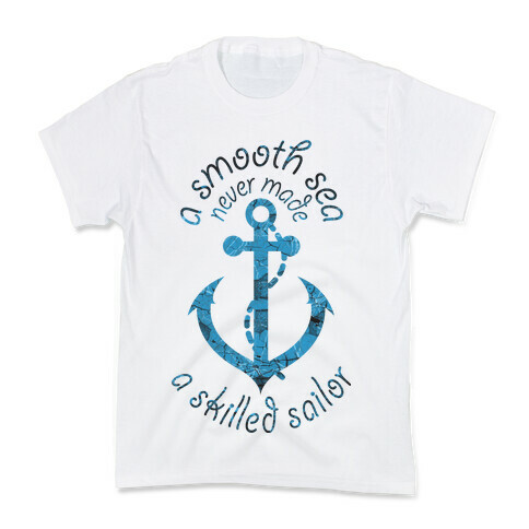 Smooth Sea Anchor Kids T-Shirt